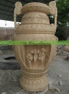 Beautiful stone flower pots for home décor and landscape architecture in best price!