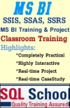 Best Classroom Training on Microsoft Business Intelligence @ SQL School