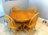 Selling Oak Four Chair Dinning Table Set
